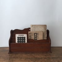 letter rack /アンティークレターラック　レタースタンド　卓上収納