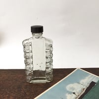 bottle / アンティークベークライトふた付きガラスボトル