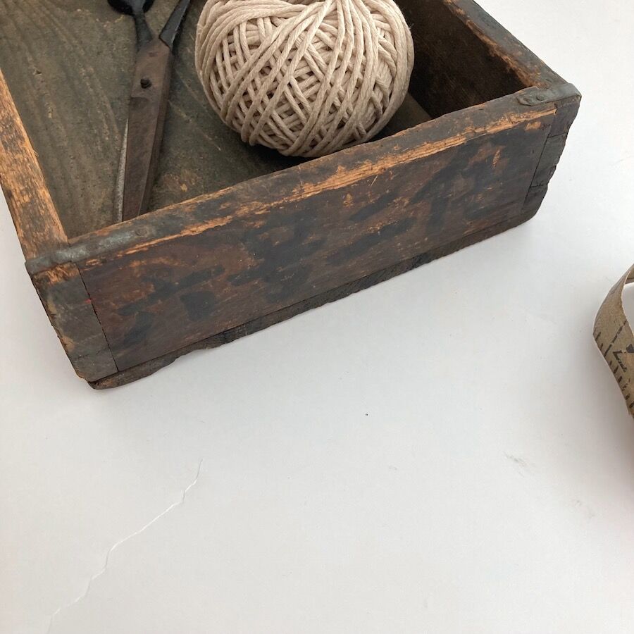 古い木箱 アンティークウッドボックス 古道具 | cocon