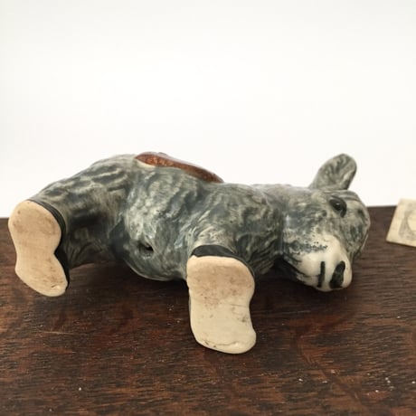 donkey figure / アンティーク陶器のロバの置きもの