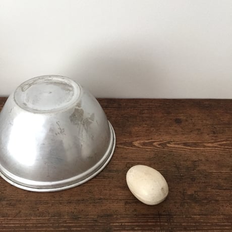 kitchen bowl / アンティークキッチンアルミボウル