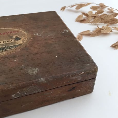 wooden box　木箱　イギリスアンティーク