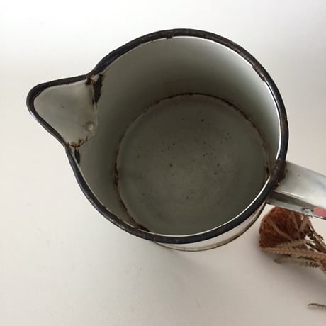 enamel jug / アンティークエナメルジャグ　ホーロージャグ