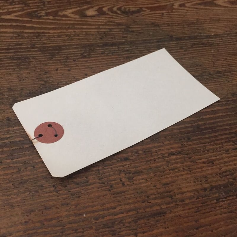 タグ ビンテージペーパータグ 荷造りタグ 荷札 昭和 | cocon