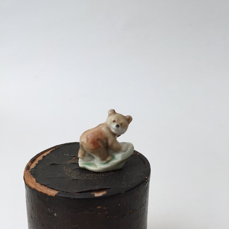 ❤️彫刻家作品❤️BACCARAT LOET クマ親子　動物　フィギュリン bear figure / wadeベアフィギュリン | cocon