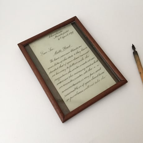 picture frame / アンティーク大きな写真たて