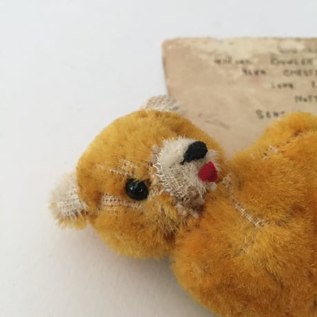 stuffed  bear / アンティークミニクリップベア