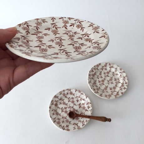 small plate / アンティーク小さな皿　ままごとプレート