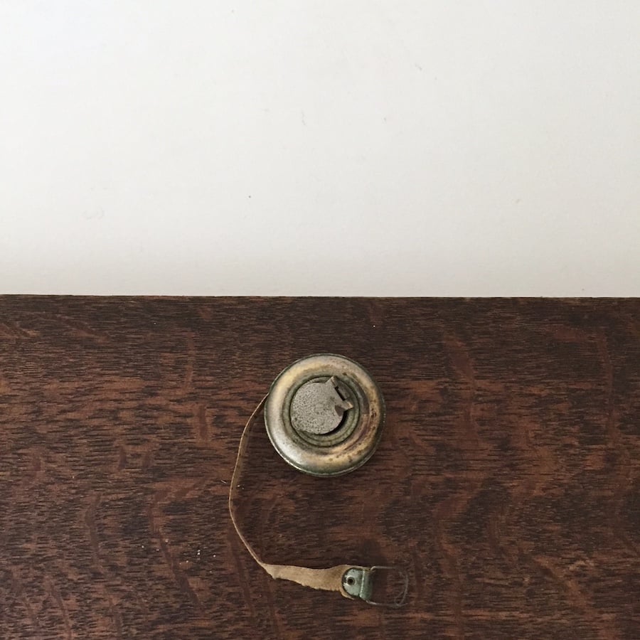 1905s' アンティーク テープメジャー ビンテージ 巻尺 古着 家具 1905s' アンティーク テープメジャー ビンテージ 巻尺 古着 家具