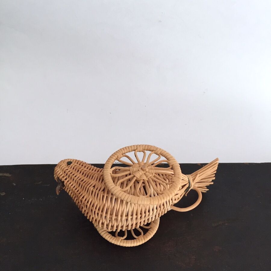 昭和の郷土玩具 はと車 S 民芸品 アケビ | cocon