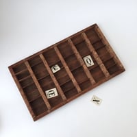 活版トレイ / 木箱レタープレスボード