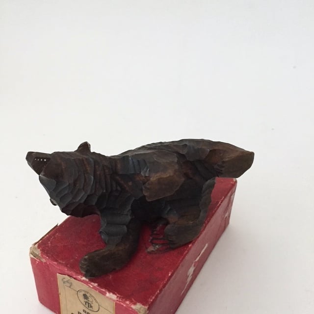 木彫りの物 木彫りグマの置もの / スイスベルン木彫りくま | cocon