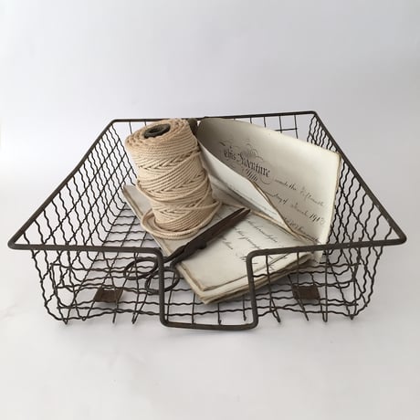 wire tray / アンティークワイヤートレイ