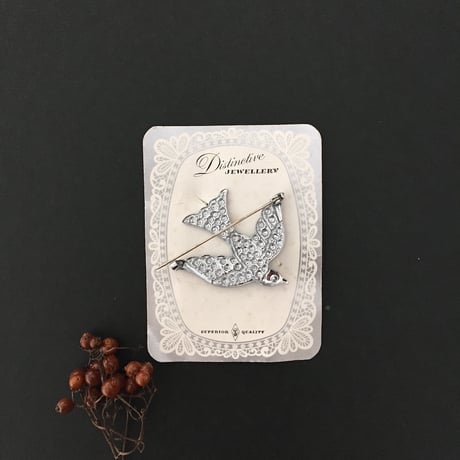 bird brooch / アンティークバードブローチ 鳥ツバメ