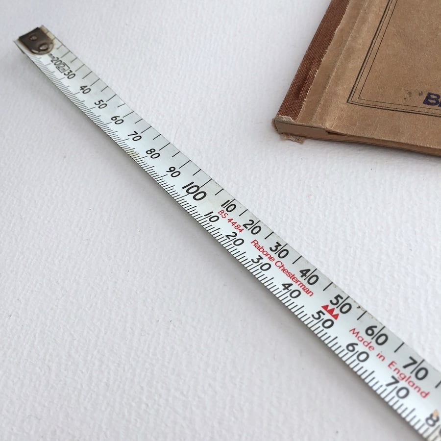 measure tape / アンティーク巻き尺 手巻き メジャーテープ | cocon