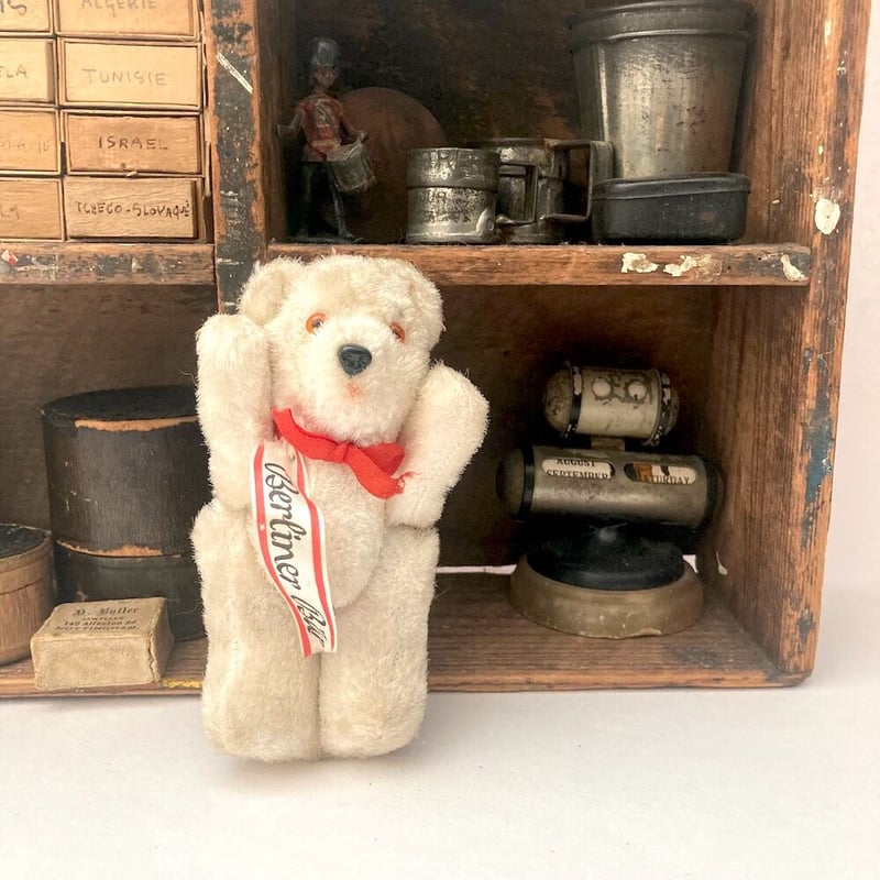 * vintage bear ❀ クリーム色の ベルリン・ベア Sold※東ドイツ 70-80年代 ベルリンベア | Bells Room