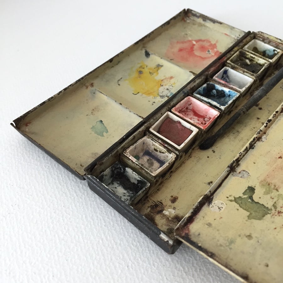palette / アンティーク水彩絵の具パレット | cocon