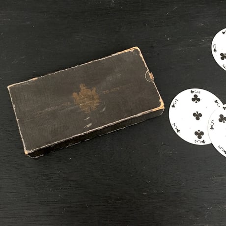 playing cards / アンティーク丸いトランプ 古いラウンドトランプ