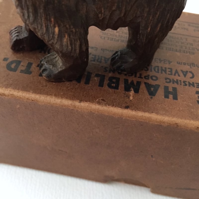 wooden bear / アンティーク木彫りのくま スイスベルン | cocon wooden bear / アンティーク木彫りのくま スイスベルン | cocon