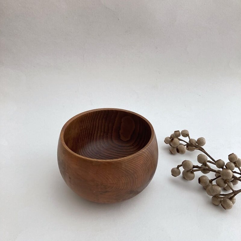 wooden bowl ヴィンテージウッドのボウル チーク材 北欧 | cocon