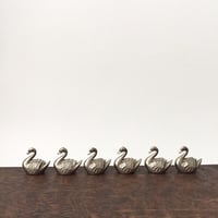 swan card stand / アンティーク白鳥のカードスタンド