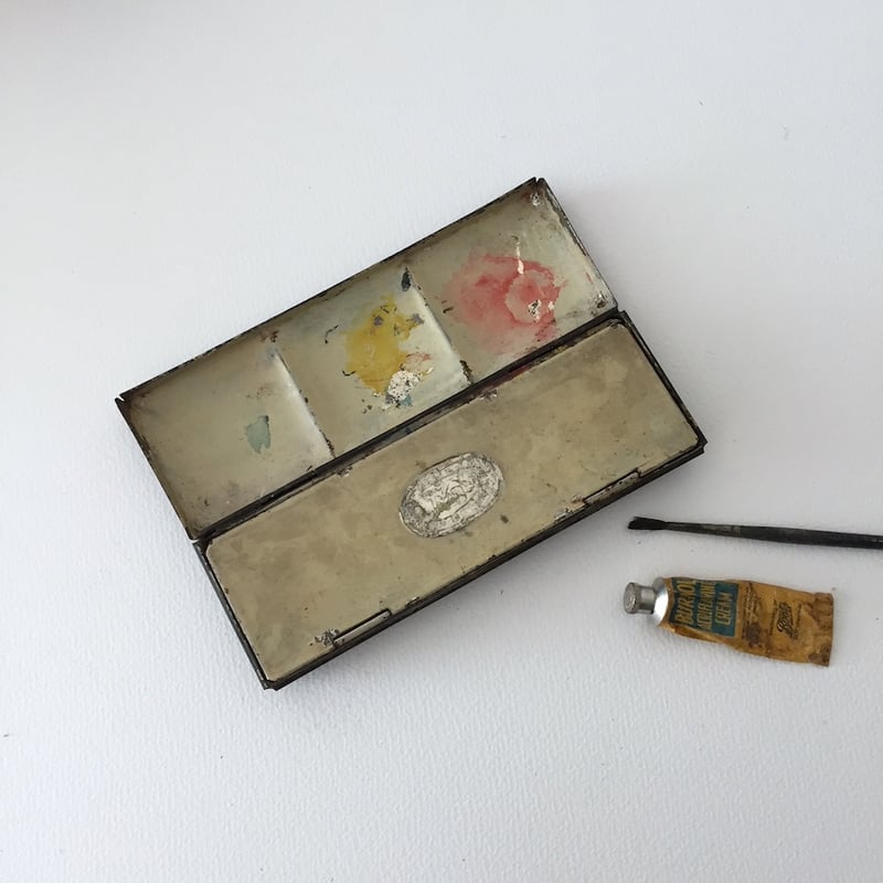 palette / アンティーク水彩絵の具パレット | cocon