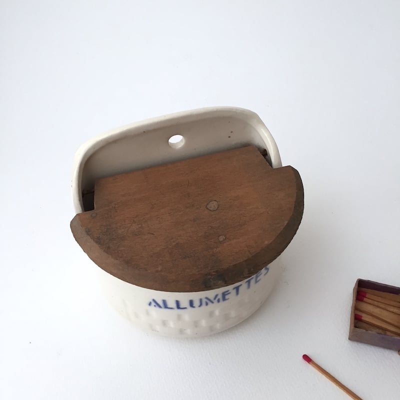 wooden case /アンティークフランスマッチケース | cocon