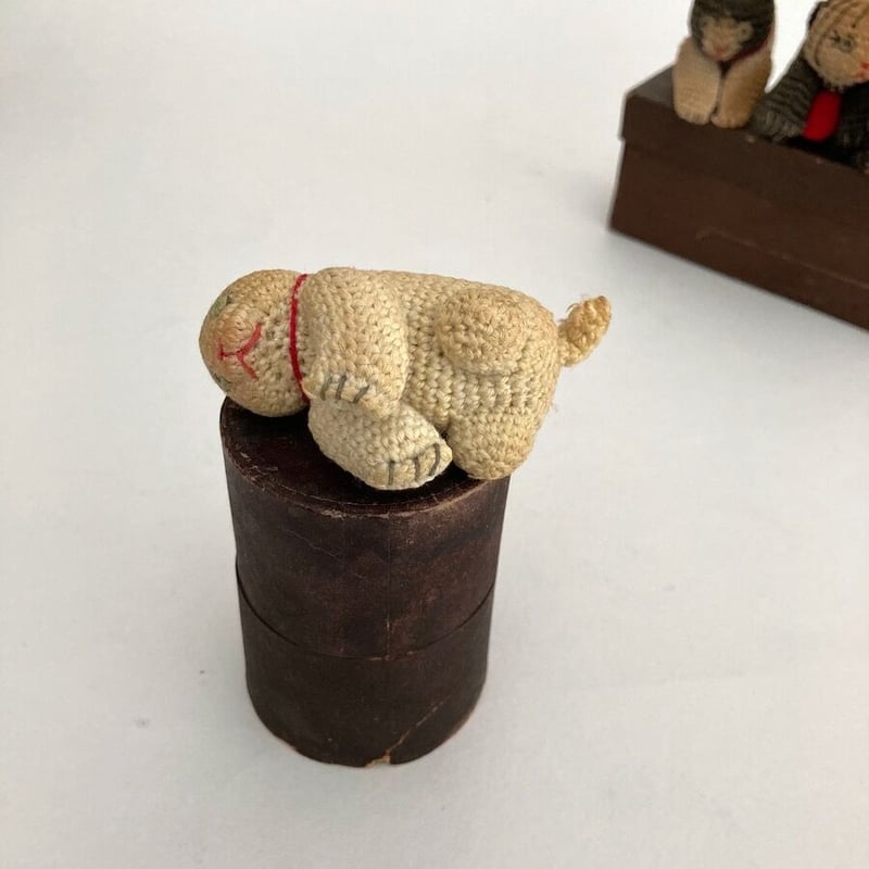 アンティーク ネコ 猫 cat ぬいぐるみ くろねこ あみぐるみ アンティークねこ ぬいぐるみ ブラック