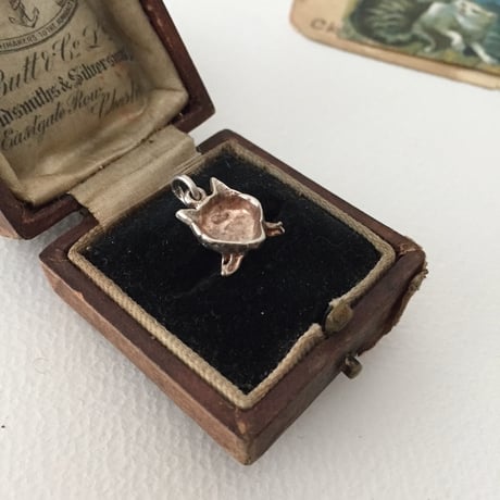 antique cat charm / アンティークシルバーねこチャーム
