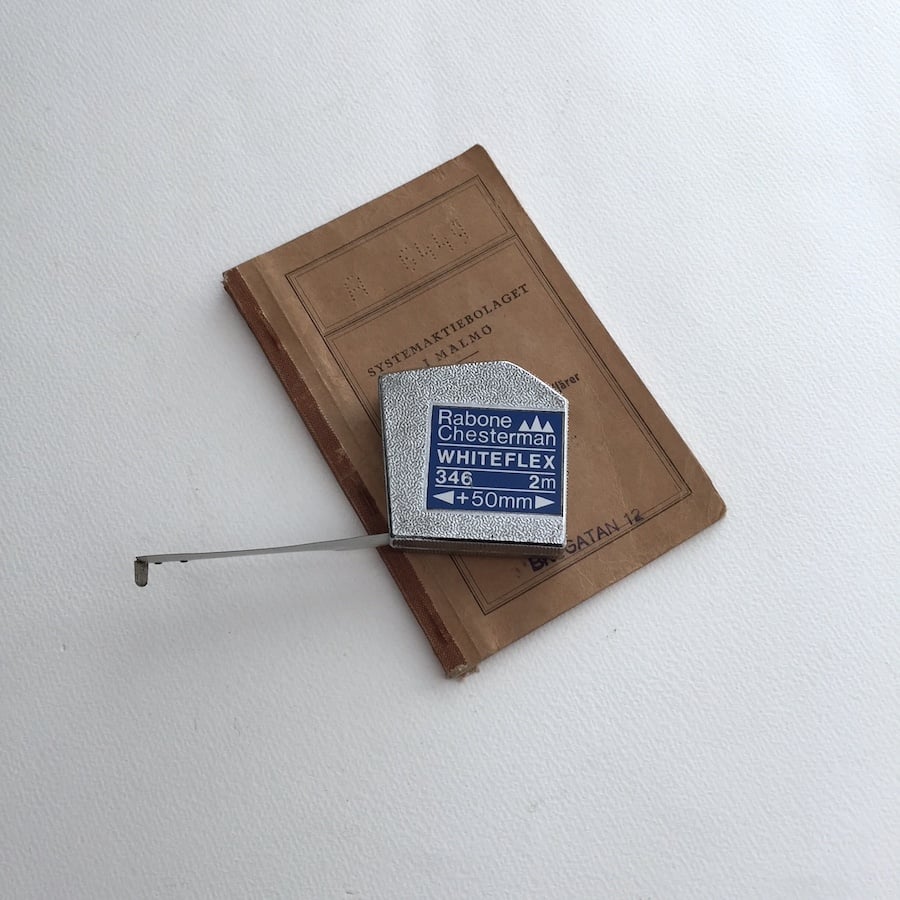 measure tape / アンティーク巻き尺 手巻き メジャーテープ | cocon