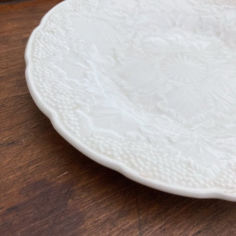 wedgwood plate ウェッジウッド フラワーレリーフ ミモザ エンボス | cocon