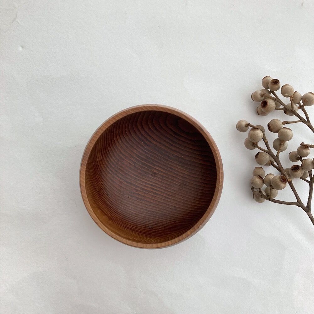 wooden bowl ヴィンテージウッドのボウル チーク材 北欧 | cocon