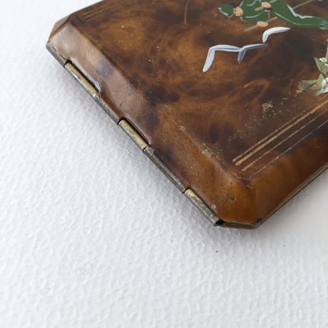 cigarette case / アンティークスキー柄のシガレットケース