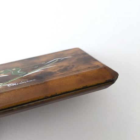 cigarette case / アンティークスキー柄のシガレットケース