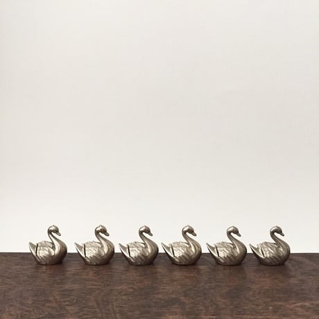 swan card stand / アンティーク白鳥のカードスタンド