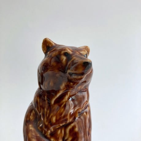 bear figure / 陶器のくま