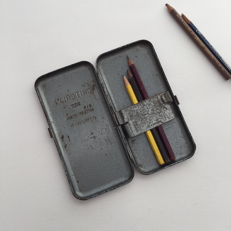 pencil case / アンティークステーショナリーケース | cocon