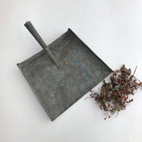 古いブリキのちりとり　アンティークダストパン　古道具