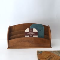 letter rack /アンティークレターラック　レタースタンド　卓上収納