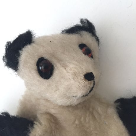 stuffed panda  / アンティークパンダのパペットぬいぐるみ