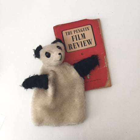 stuffed panda  / アンティークパンダのパペットぬいぐるみ