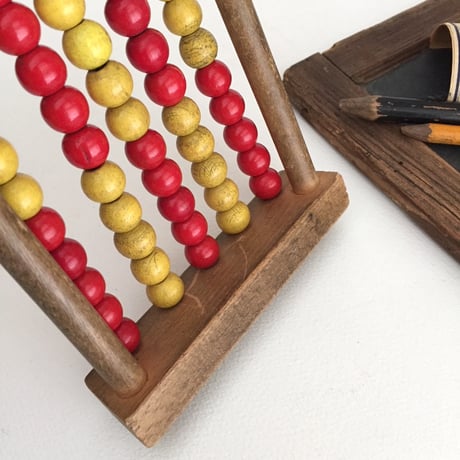 Abacus / アンティークそろばん キッズの勉強道具