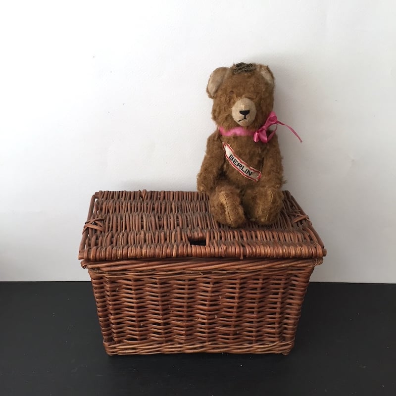 basket / アンティークふたつきバスケット | cocon