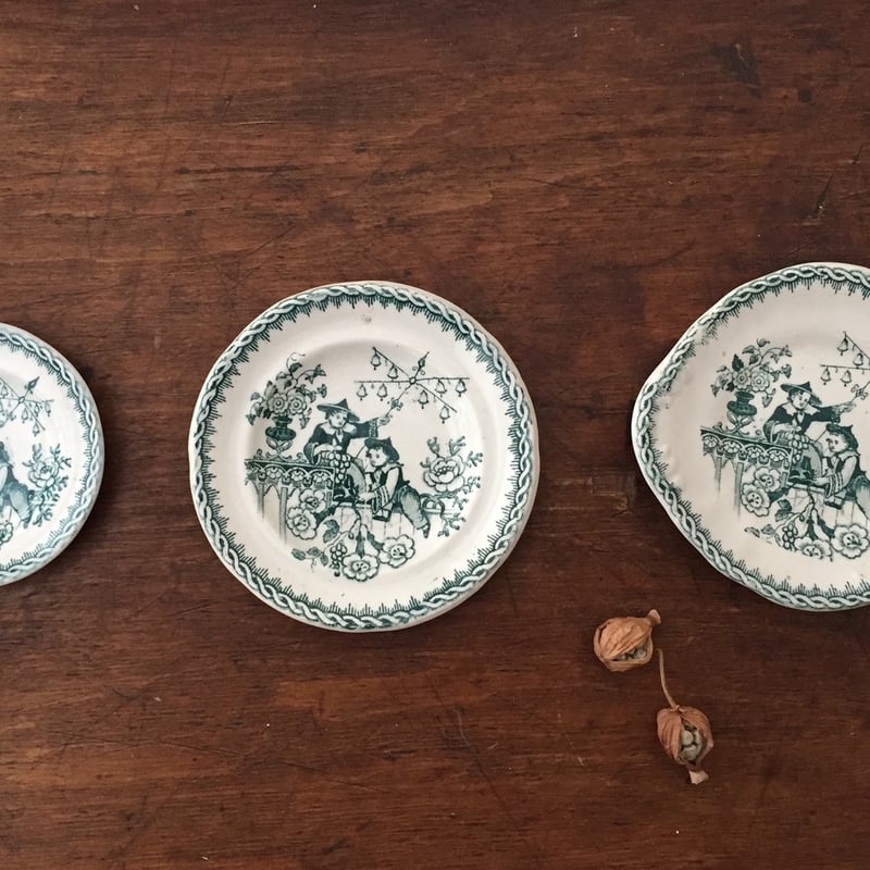 small plate / アンティーク小さなままごとプレート | cocon