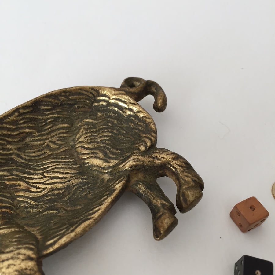 pig metal tray / 真鍮のブタのトレイ アクセサリースタンド | cocon