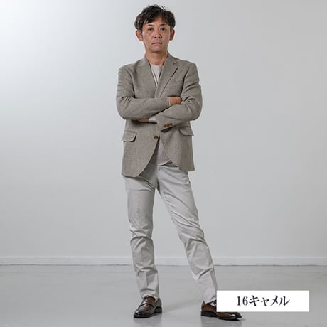 【ムレにくい/撥水加工/家庭洗濯可能】ツムギート テイラードジャケット 全2色 M－２L イージーケア ノーアイロン ツイード調 カジュアル おしゃれ