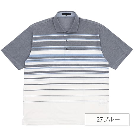 【SALE】 日本製・吸水速乾 鹿の子バーズアイストライプ ポロシャツ｜サラリと涼しい大人の名品ポロ
