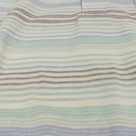 【夏でも着れる長袖ポロシャツ】　ボーダーポロシャツ　3色　日本製