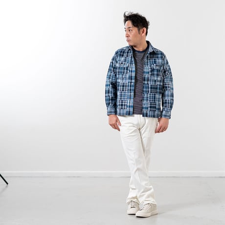 【綿100％ 柔らかい長袖シャツ】全2色 通年用 M-L チェック柄 おしゃれ トラッドテイスト 羽織におすすめ ギフト