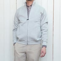 千鳥柄  フルジップアップ  カーディガン　2色　 日本製